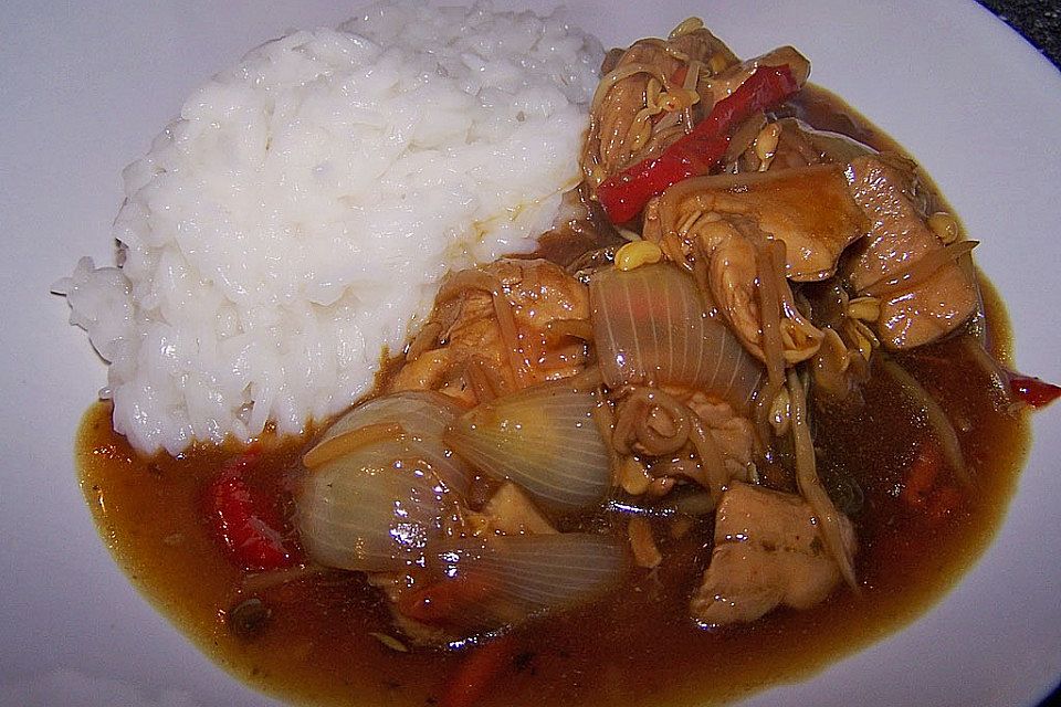Hähnchen Chop Suey Hähnchen Chop Suey