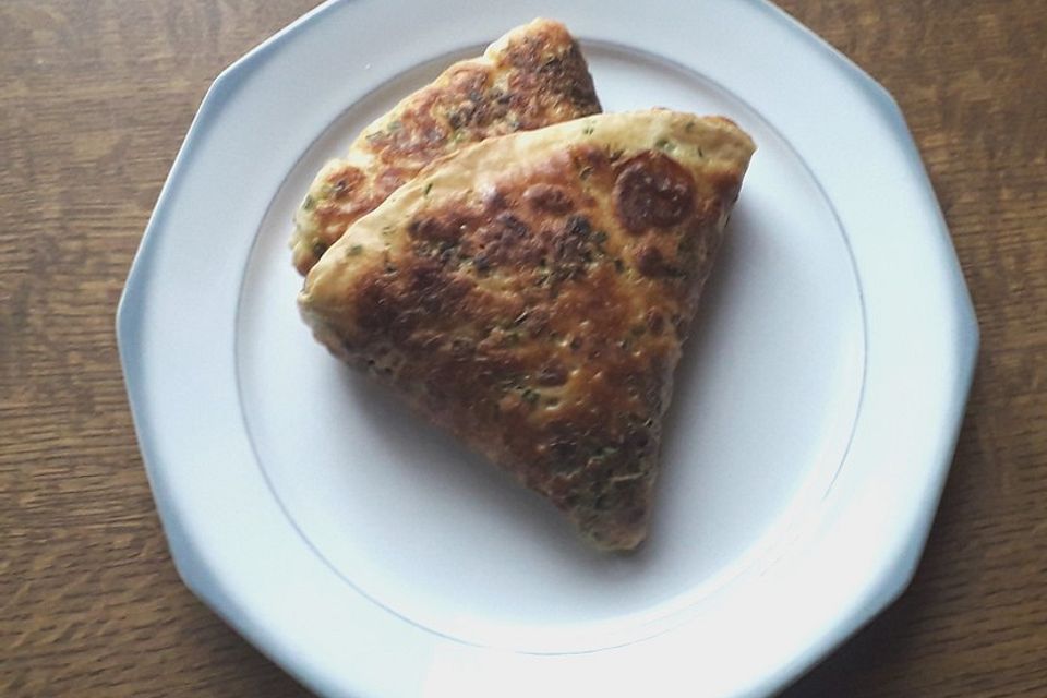 Schnittlauch-Schaum-Pfannkuchen Schnittlauch-Schaum-Pfannkuchen