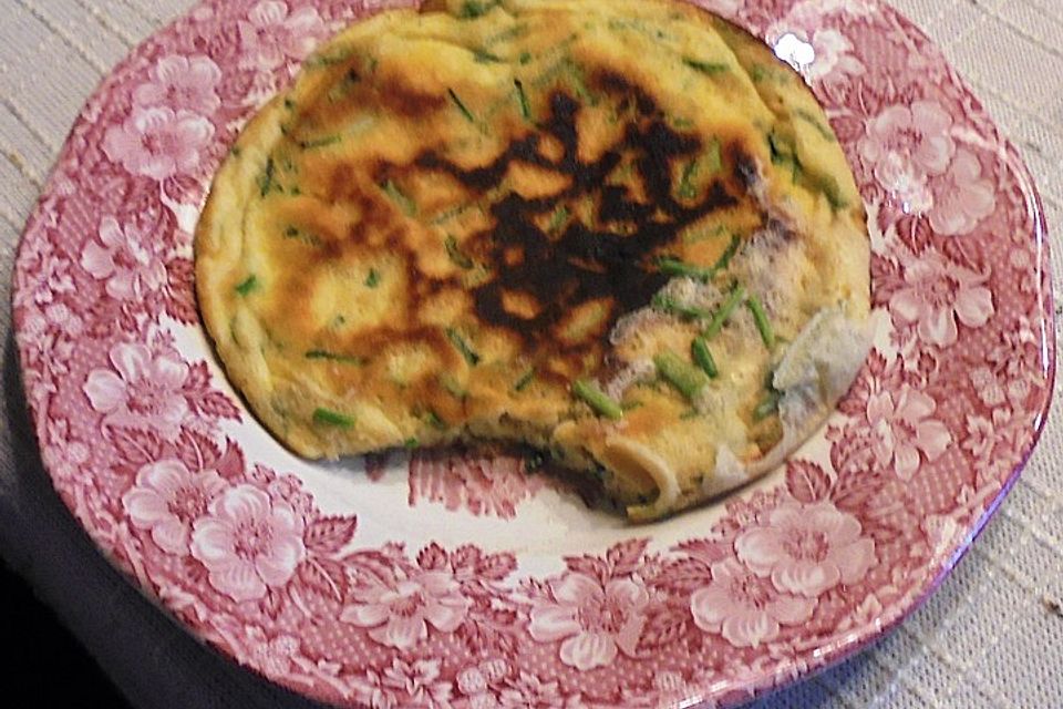 Schnittlauch-Schaum-Pfannkuchen Schnittlauch-Schaum-Pfannkuchen