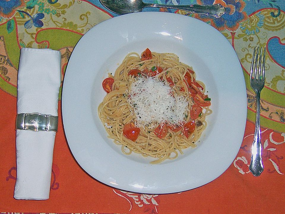 Miris feine Knoblauchspaghetti von Miri81 | Chefkoch