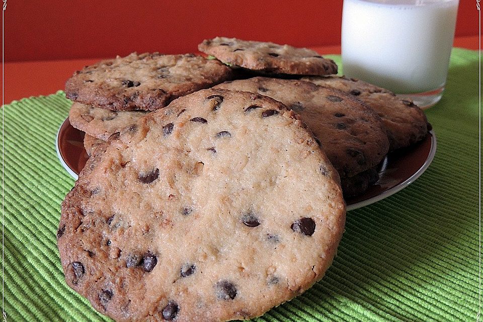 Zweierlei Schokocookies