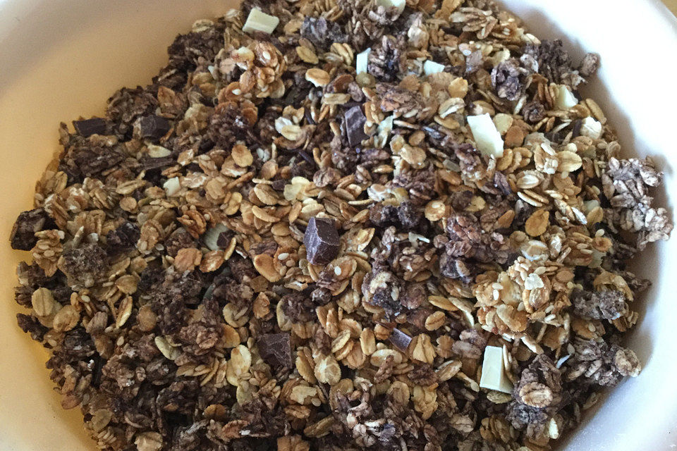 Schoko-Granola-Müsli