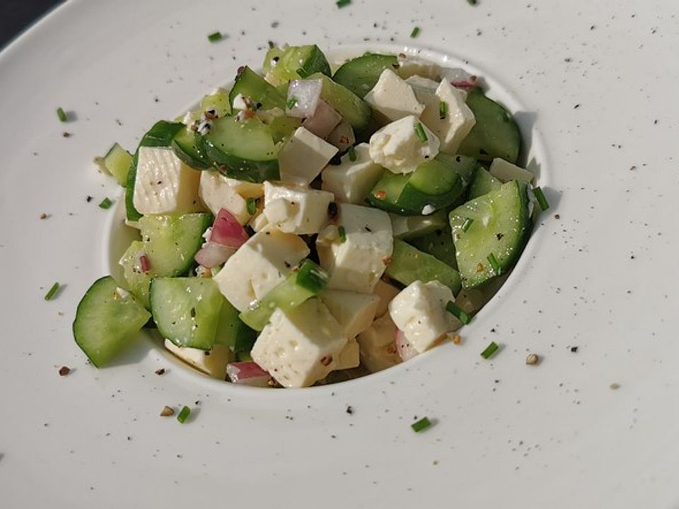 Gurken-Feta-Salat von Caddlll | Chefkoch