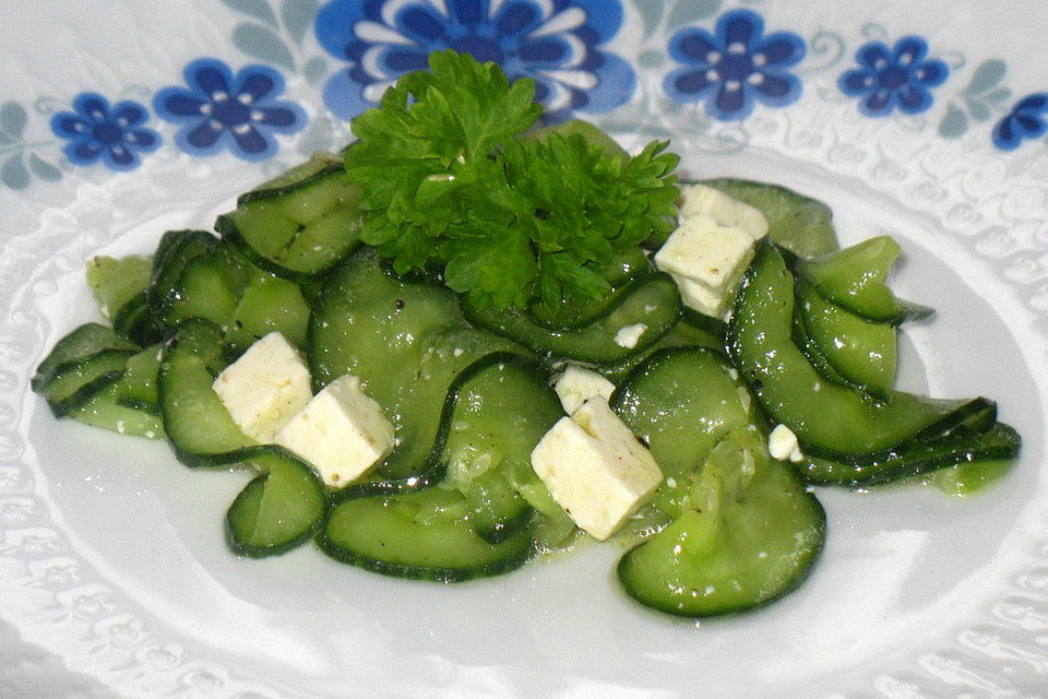 Gurken-Feta-Salat