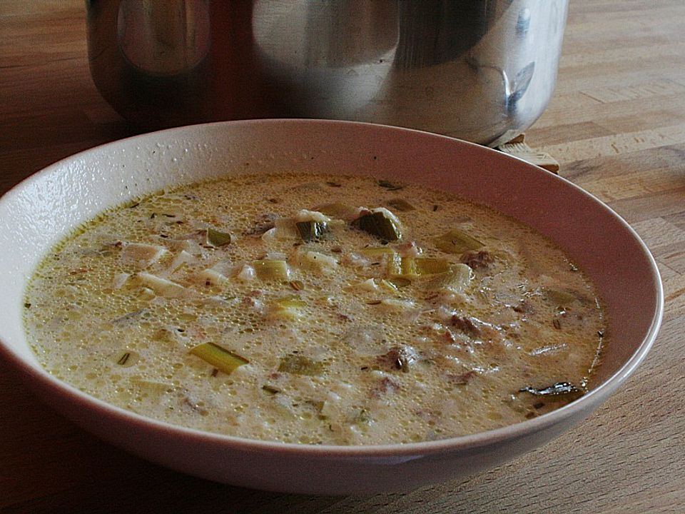 Käse - Porreesuppe| Chefkoch