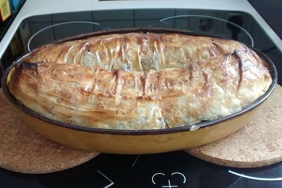 Gemüsestrudel mit Couscous