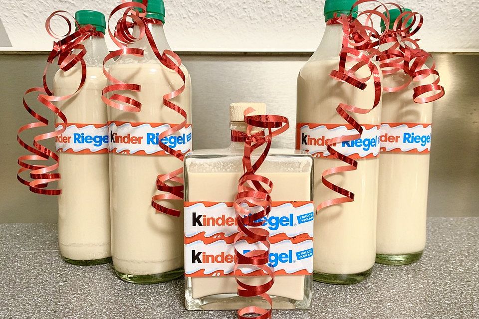 Schokoladen-Likör aus Kinderriegeln