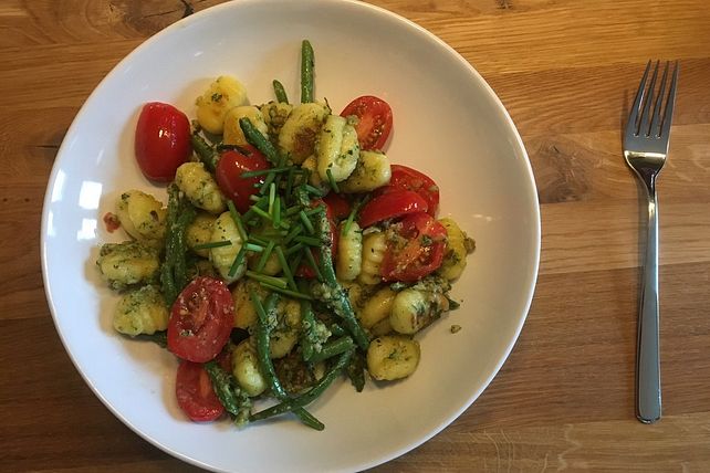 Gnocchi mit Minzpesto und Brunnenkresse von Schigimuk| Chefkoch