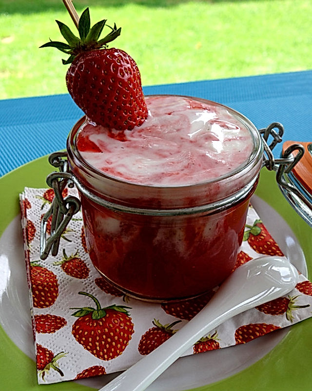 Erdbeer-Joghurtdessert