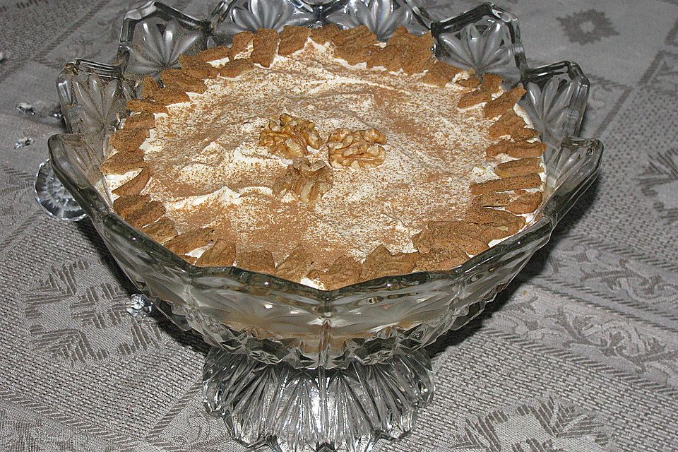 Weihnachtliches Apfeltiramisu