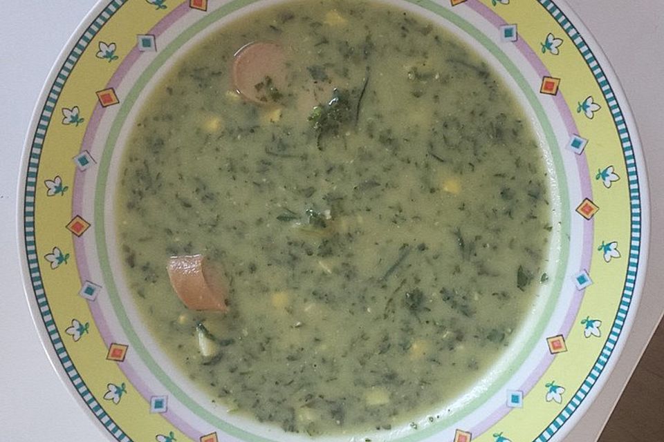 7-Kräuter Kartoffelsuppe