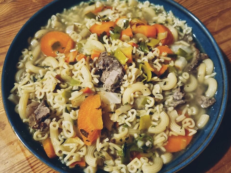 Nudelsuppe Mit Rindfleisch Von Henk81 Chefkoch