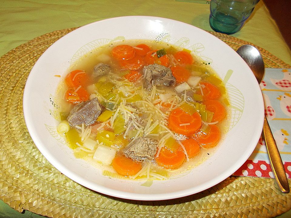 Nudelsuppe Mit Rindfleisch Von Henk81 Chefkoch