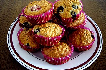 Beeren Haferflocken Muffins Von Sweet Blueberry Chefkoch 