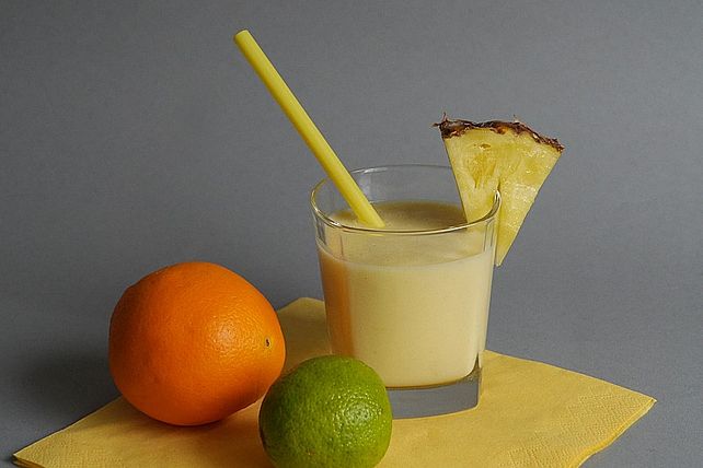 Ananas-Bananen-Orangen-Smoothie von mr2014| Chefkoch