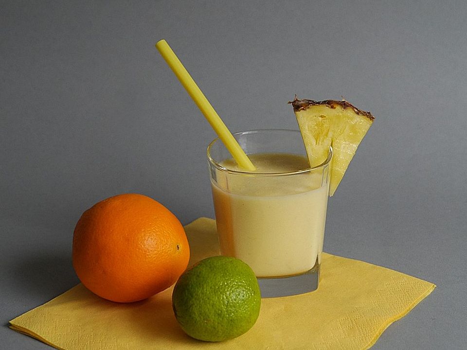 Ananas-Bananen-Orangen-Smoothie von mr2014| Chefkoch