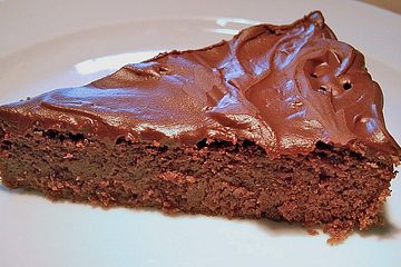 Schwedischer Schokoladenkuchen - klebrig