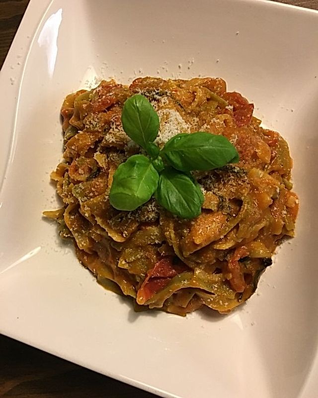 One Pot Pasta Tomate-Mozzarella