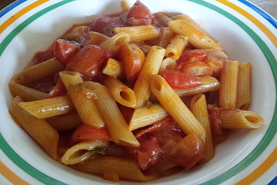 One Pot Pasta Tomate-Mozzarella