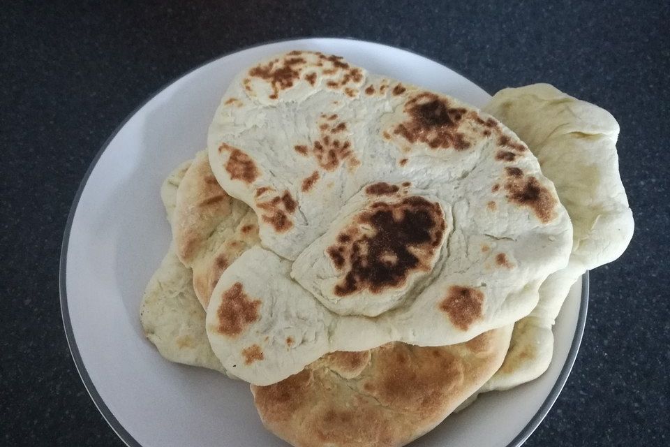 Fluffiges Naan Brot