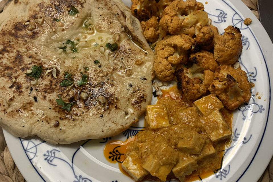 Fluffiges Naan Brot