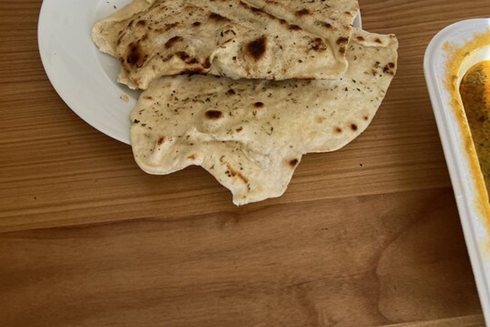 Fluffiges Naan Brot