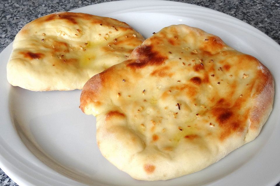 Fluffiges Naan Brot