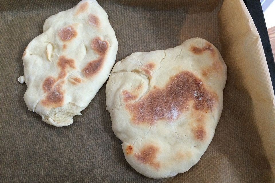 Fluffiges Naan Brot