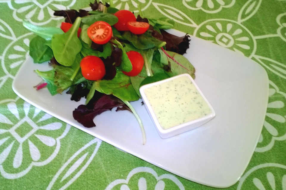 Joghurt-Dressing mit sahnigem Geschmack