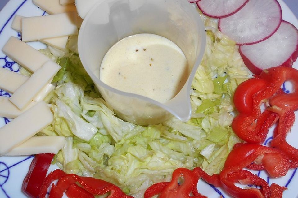 Joghurt-Dressing mit sahnigem Geschmack