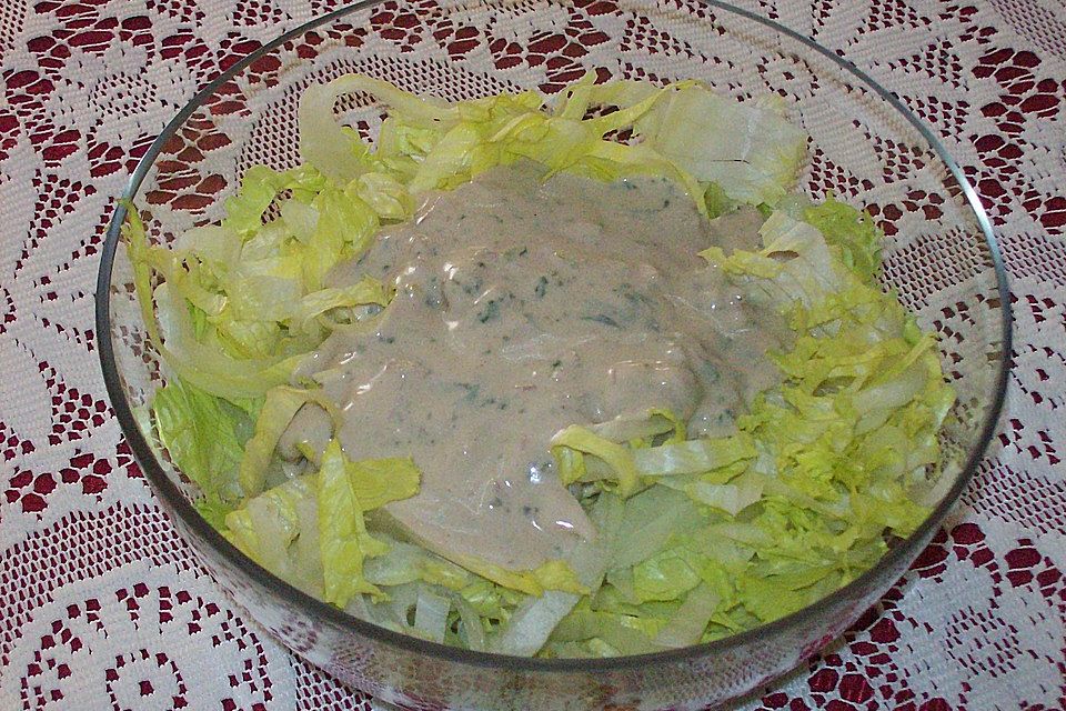 Joghurt-Dressing mit sahnigem Geschmack