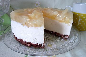 Kleine Ananas Sahne Torte Ohne Backen Von Trekneb Chefkoch