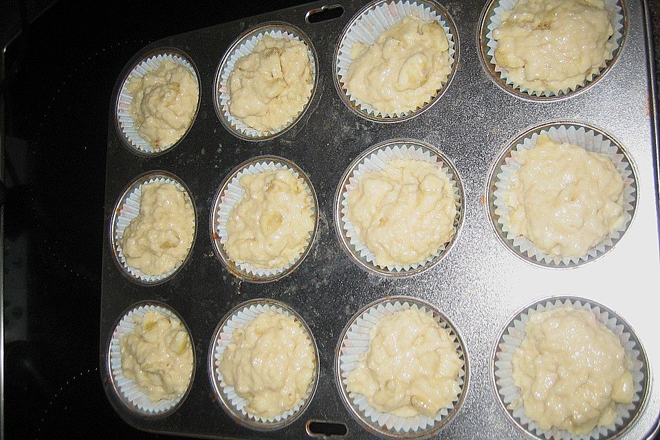 Kokosnuss - Bananen - Muffins