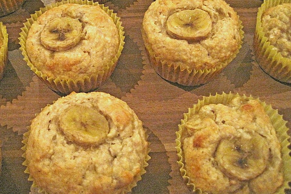 Kokosnuss - Bananen - Muffins