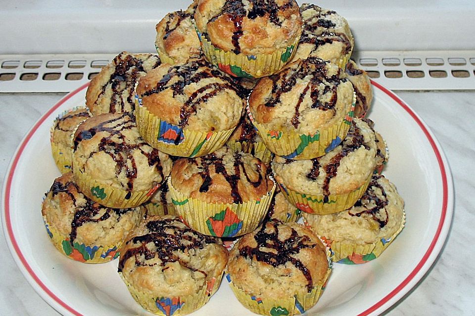 Kokosnuss - Bananen - Muffins