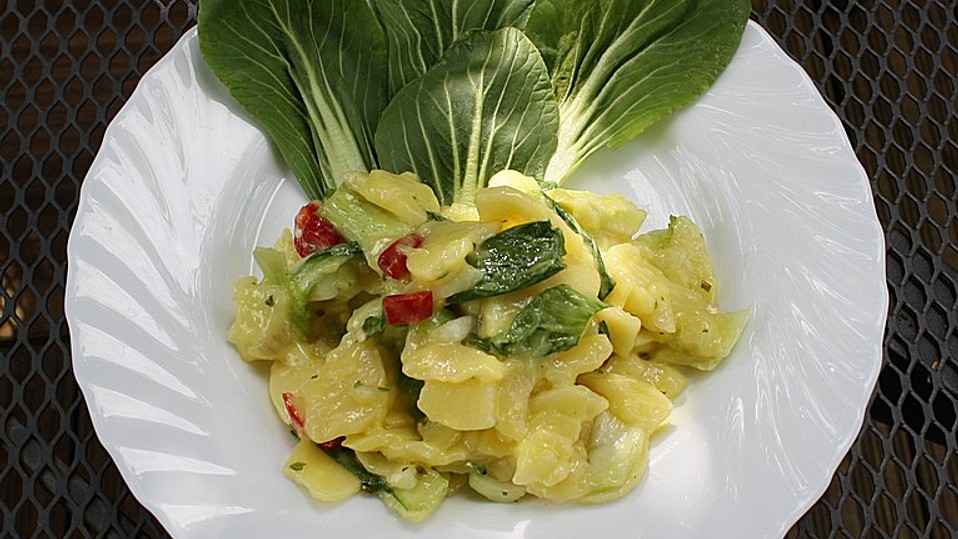 Kartoffelsalat mit Mini Pak Choi von Klaumix