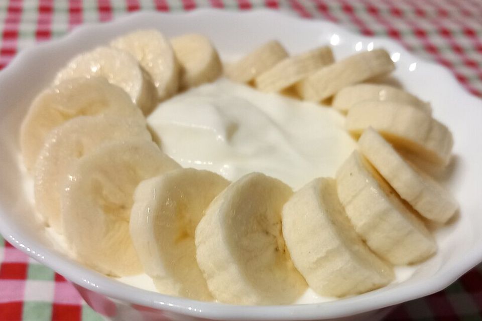 Bananen-Sahne-Joghurt