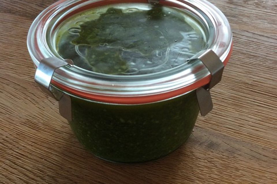 Basilikum-Petersilien-Pesto