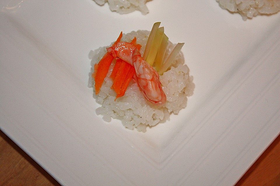 Nigiri - Sushi mit Garnelen