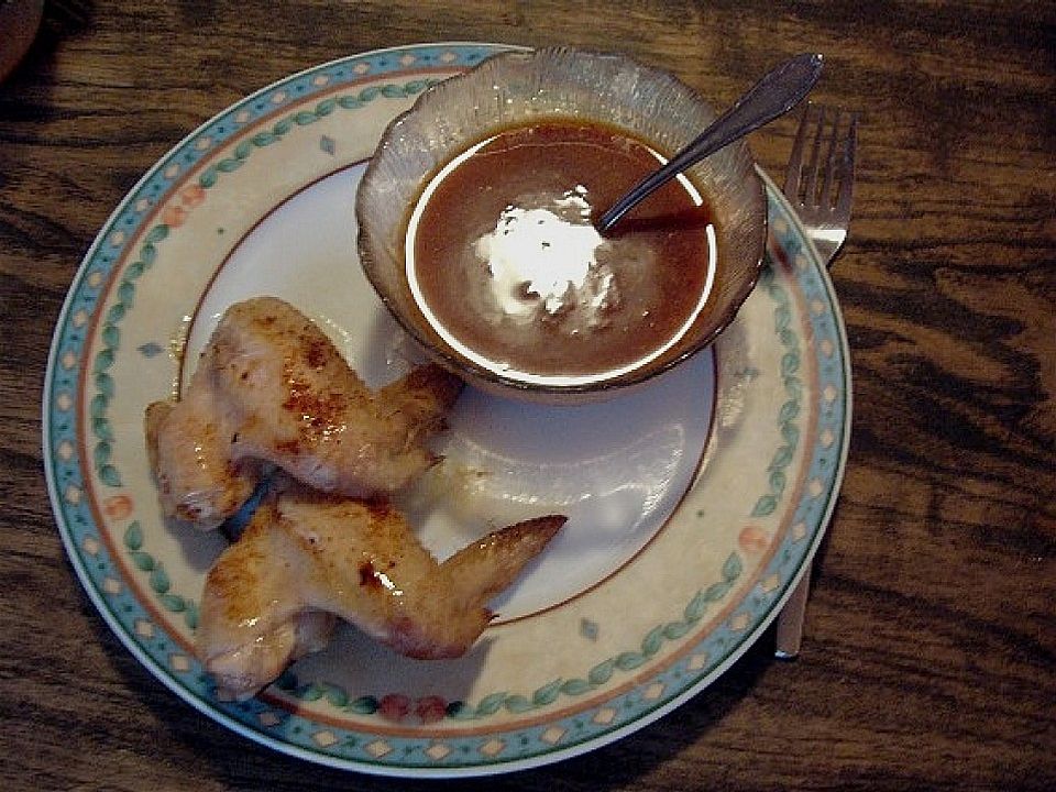 Chicken - Wings in Aprikosen - Sauce von B-B-Q| Chefkoch