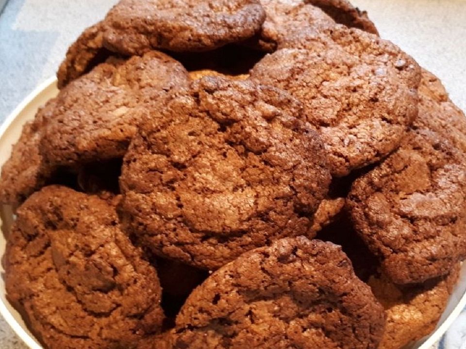 Schoko-Brownie-Cookies von usachse77| Chefkoch