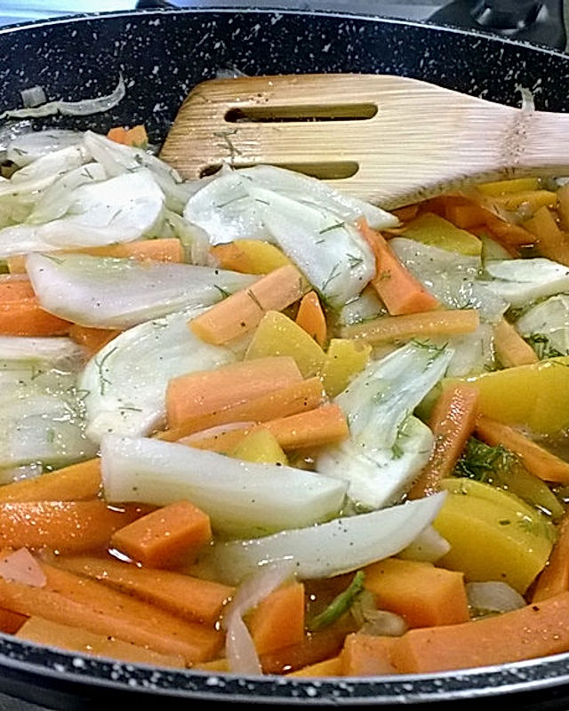 Karotten-Fenchel-Gemüse