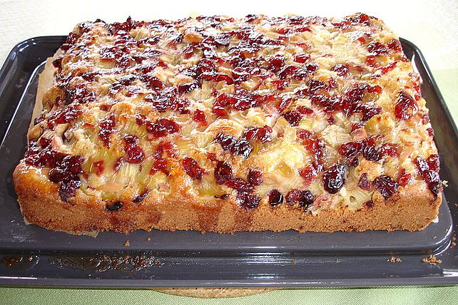 Cranberry-Rhabarber-Schnitten von dodith| Chefkoch