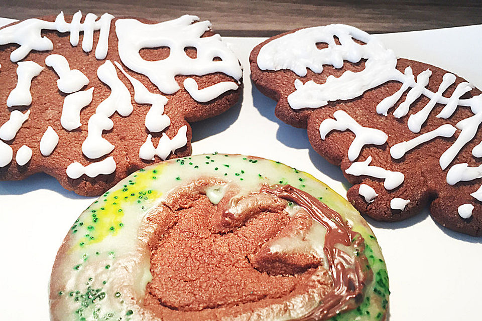 Jurassic Park World Dinosaurier Fossil Cookies mit Nutella