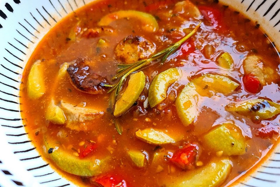 Ratatouille mit Merguez