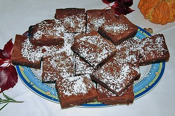 Schokoladenkuchen mit Nüssen