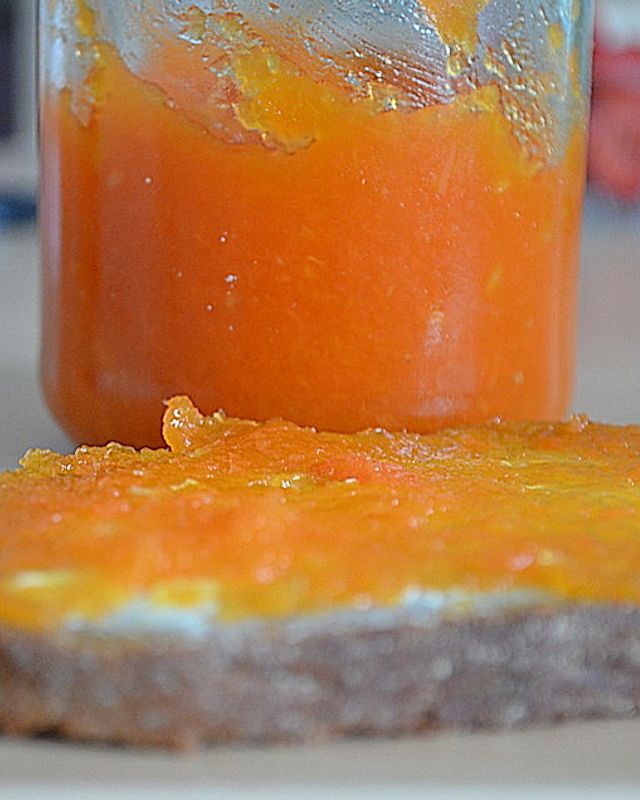 Möhren-Aprikosen-Ingwer-Marmelade