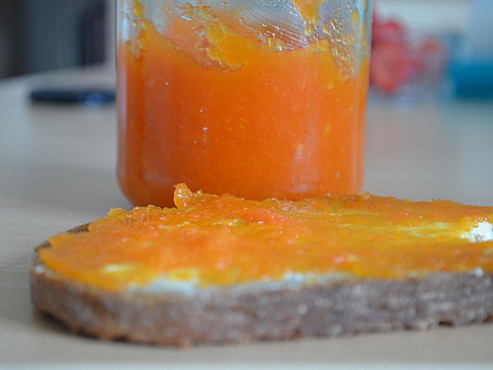 Möhren-Aprikosen-Ingwer-Marmelade von Aconite| Chefkoch