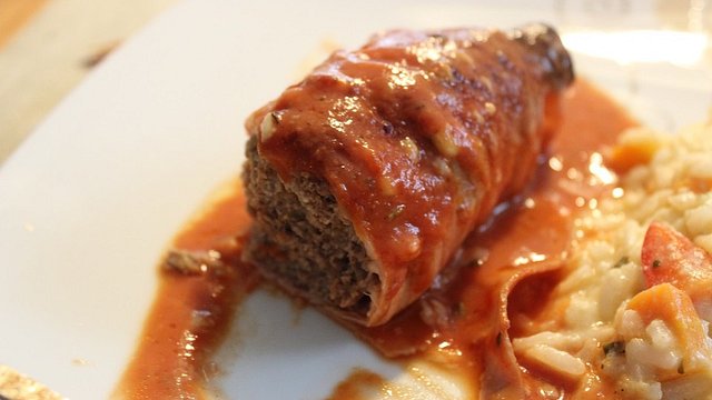 Schinken-Hack-Rouladen von *~Manu~*