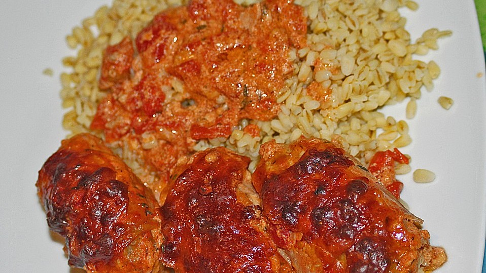 Schinken-Hack-Rouladen von *~Manu~*